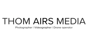 Thom Airs Media logo black transparent